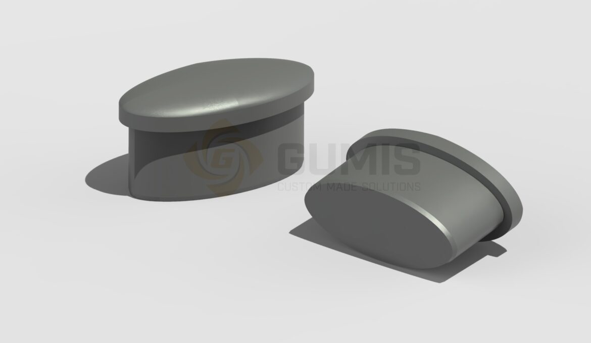 Eliptical Rubber Plug