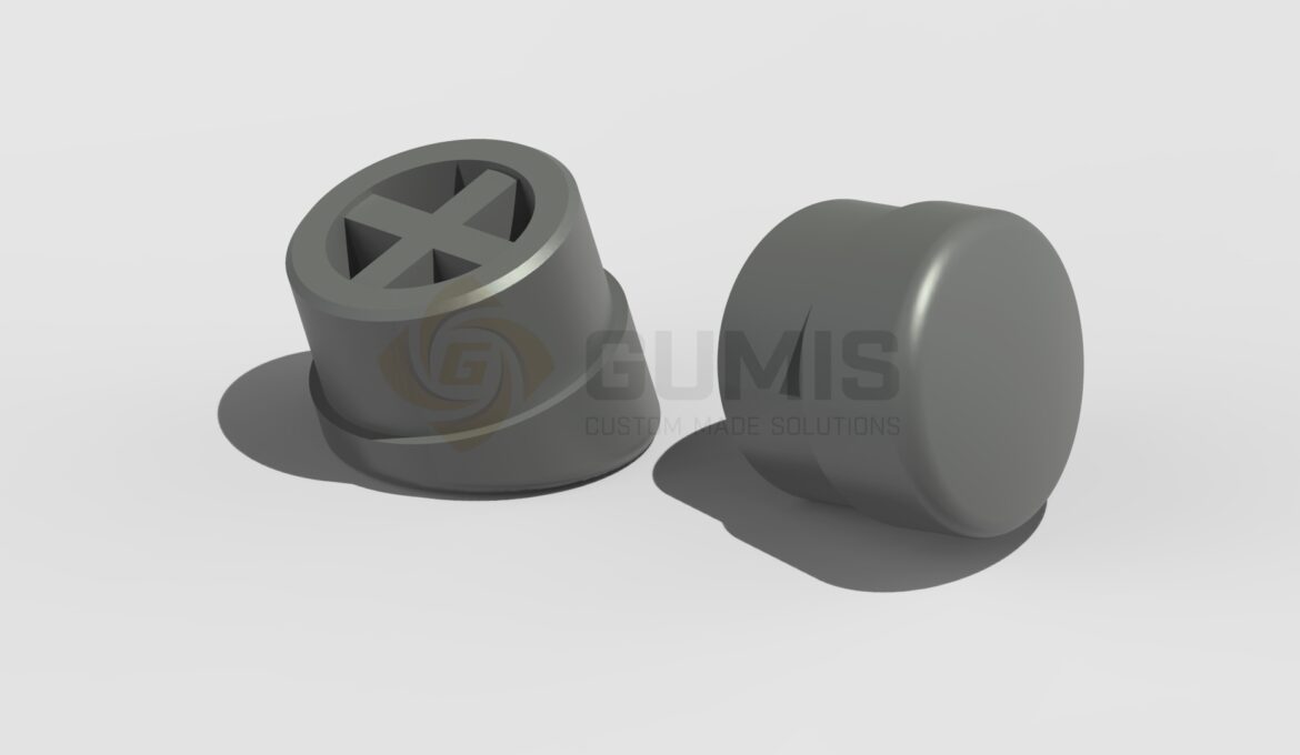 Rubber 15 Degress Plug