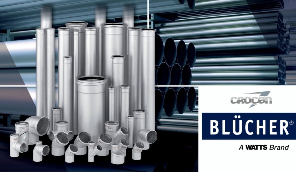 Blucher drainage pipes and fittings