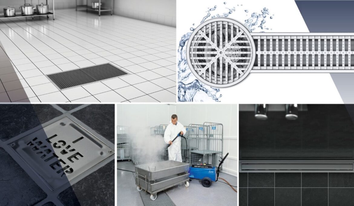Blucher floor drains and channels