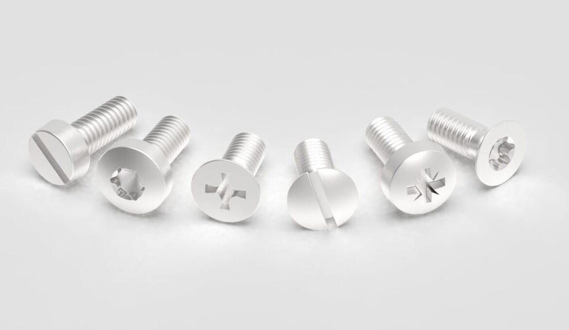 Various types of screws