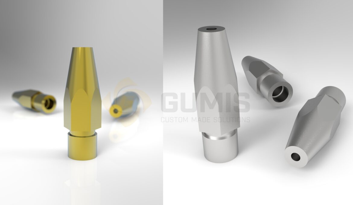 Nozzles of various materials