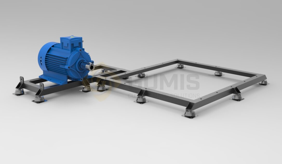 Custom made solution to reduce vibration in our clients facility